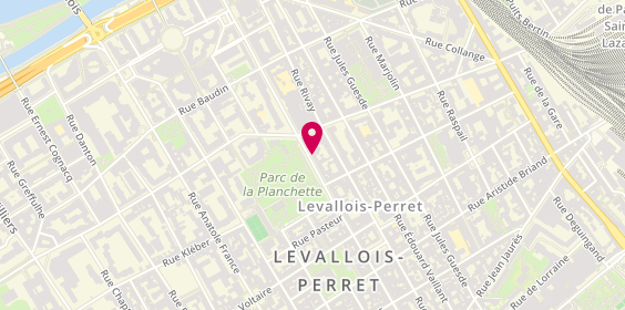 Plan de GDP Location de Véhicules, 102 Rue du Président Wilson, 92300 Levallois-Perret
