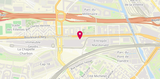 Plan de Centre E.leclerc, 191 Boulevard Macdonald, 75019 Paris