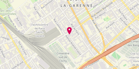 Plan de Moovin Paris, 22 Rue Henri Barbusse, 92110 Clichy