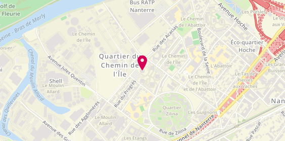 Plan de Oxy' Location, 13 Rue Louis Lecuyer, 92000 Nanterre