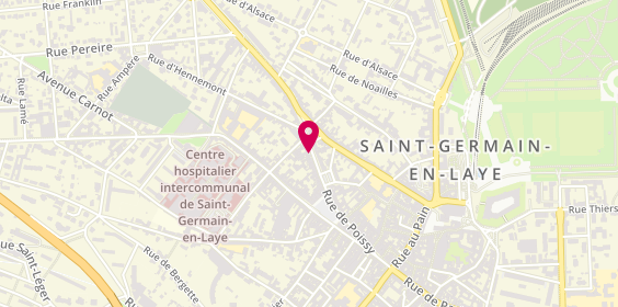 Plan de Rent A Car, 39 Rue de Poissy, 78100 Saint-Germain-en-Laye