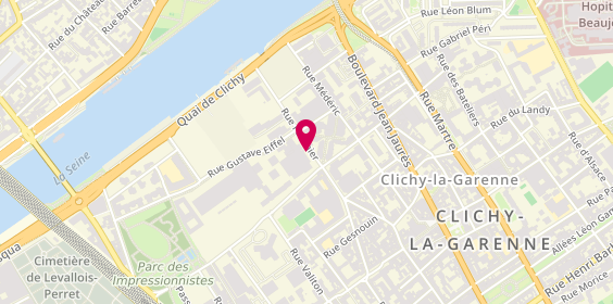 Plan de Ada Location AGMA LOCATION, 5 Rue Fournier, 92110 Clichy