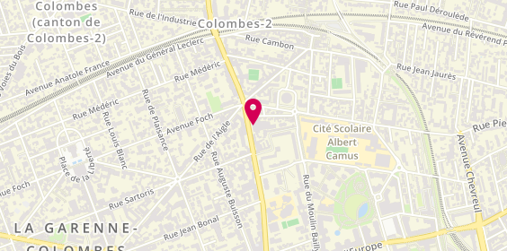 Plan de Hop&Drive, 51 avenue du Général de Gaulle, 92250 La Garenne-Colombes