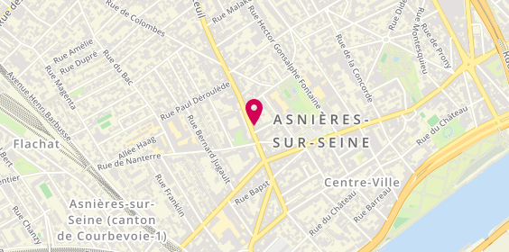 Plan de ADA, 18 avenue d'Argenteuil, 92600 Asnières-sur-Seine