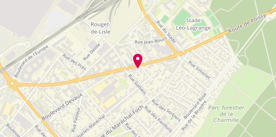Plan de Ad Location, 84 Boulevard Robespierre, 78300 Poissy