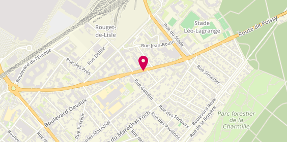 Plan de Ase Location, 84 Boulevard Robespierre, 78300 Poissy
