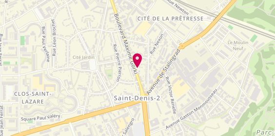 Plan de Carte Grise Minute Ants- Sam Driver, 63 Boulevard Maxime Gorki, 93240 Stains