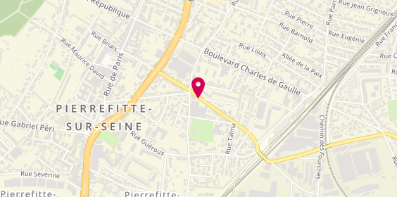 Plan de Ucar Etoile Location, 54 Boulevard Pasteur, 93380 Pierrefitte-sur-Seine