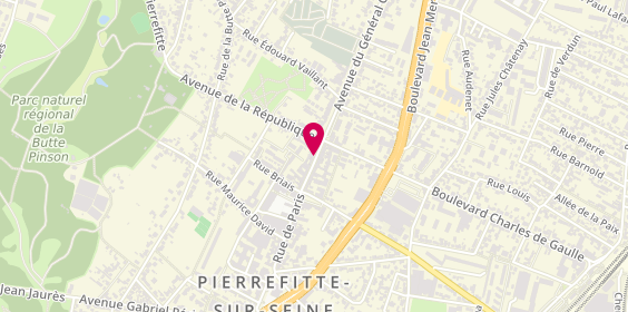 Plan de Help Permis, 81 Rue de Paris, 93380 Pierrefitte-sur-Seine