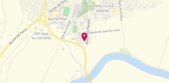 Plan de SAS Les Ilettes, Z.A - Route de Pavant, 02310 Charly