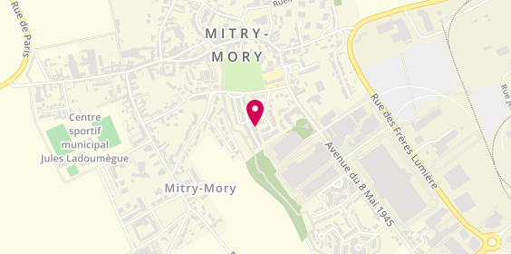 Plan de Road Location, 1 chemin du Vallon, 77290 Mitry-Mory