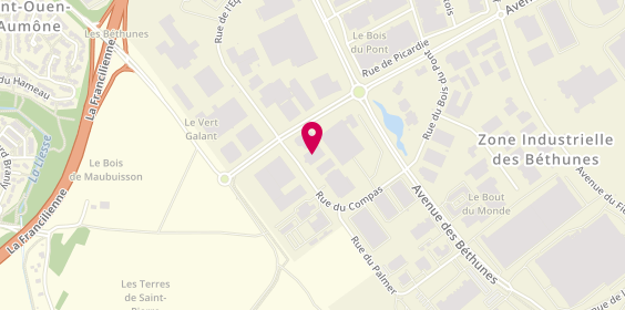 Plan de Metaloc Location, 3 Rue du Compas, 95310 Saint-Ouen-l'Aumône