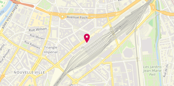 Plan de Avis, Via, Gare Sncf Parking Effia
Rue Lafayette
Rue Ausone, 57000 Metz, France