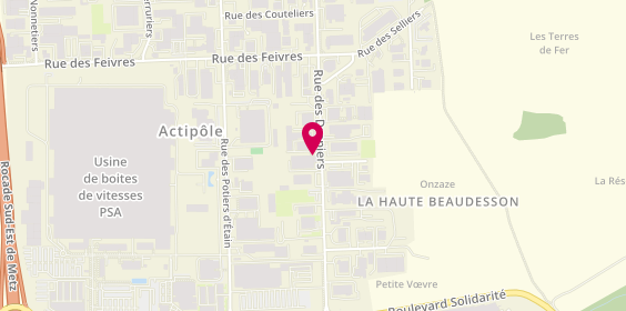 Plan de Pixel Auto Metz, 14 Rue des Drapiers, 57070 Metz