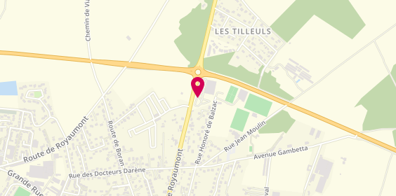 Plan de Carrefour Market, Route de Royaumont, 95270 Viarmes