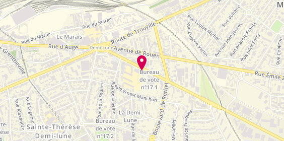 Plan de Caennaise Auto Location, 30 avenue de Paris, 14000 Caen