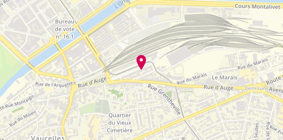 Plan de Europcar, 36 place de la Gare, 14000 Caen