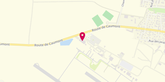 Plan de Europcar, Route de Caumont, 14650 Carpiquet