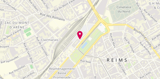 Plan de Hertz, 26 Boulevard Joffre, 51100 Reims