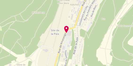 Plan de Socodis/U location, Rue de Knutange, 57440 Algrange