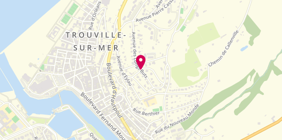 Plan de Ladybug Location, 15 Avenue Cèdres, 14360 Trouville-sur-Mer