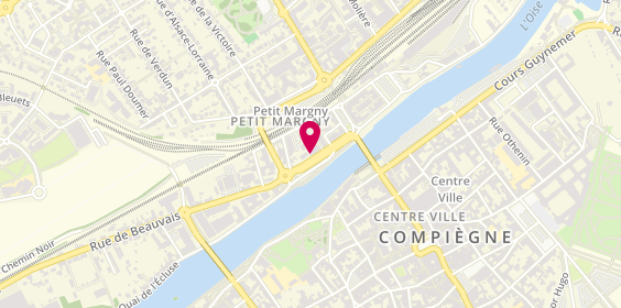 Plan de G.D.Location, 8 Rue Clermont, 60200 Compiègne