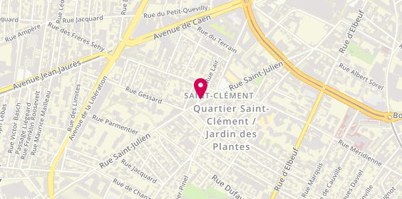 Plan de Auto Dream Location, 114 Rue Saint Julien, 76100 Rouen