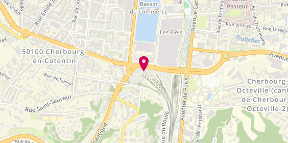 Plan de Avis, Gare Sncf-Millet avenue Jean François Millet, 50100 Cherbourg-en-Cotentin