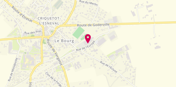 Plan de Intermarché location Criquetot-l'Esneval, Rue de la Gare, 76280 Criquetot-l'Esneval