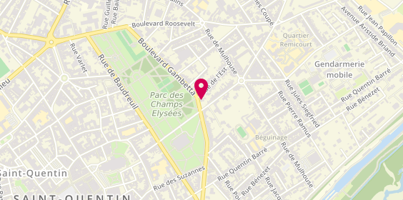 Plan de ADA, 112 Boulevard Gambetta, 02100 Saint-Quentin