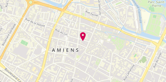 Plan de Avis Location Voiture - Amiens, 11 Rue Saint-Martin Aux Waides, 80000 Amiens