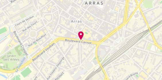 Plan de Hertz, Centre de Communication et d'Echanges
Boulevard Carnot, 62000 Arras