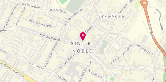 Plan de Avior, 52 Rue Carnot, 59450 Sin-le-Noble