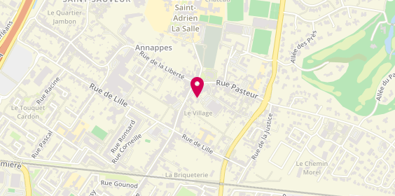 Plan de Carrefour Market, 10 place de la République, 59650 Villeneuve-d'Ascq