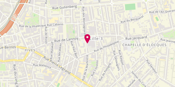 Plan de E Leclerc, 94 Rue de Lannoy, 59800 Lille
