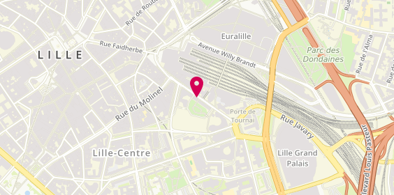 Plan de Lilas Autopartage, 28 Rue Tournai, 59800 Lille