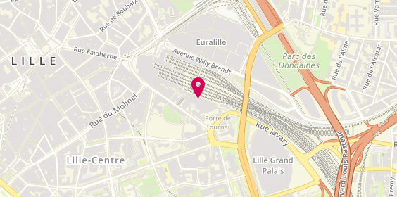 Plan de Avis Location Voiture - Gare Lille Flandres, Gare Sncf
45 Rue de Tournai Voie 2, 59000 Lille