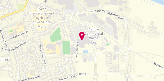 Plan de Carrefour, Centre Commercial Val de Lys, 62120 Aire-sur-la-Lys