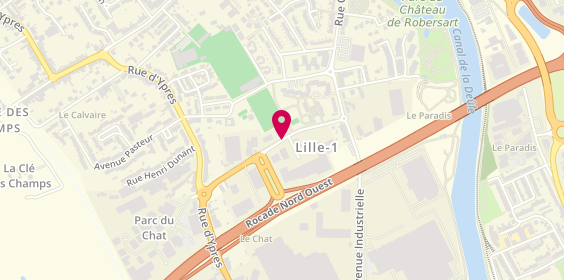 Plan de Dlm Location, Pa de la Becquerelle 9 Avenue Saint Pierre, 59118 Wambrechies